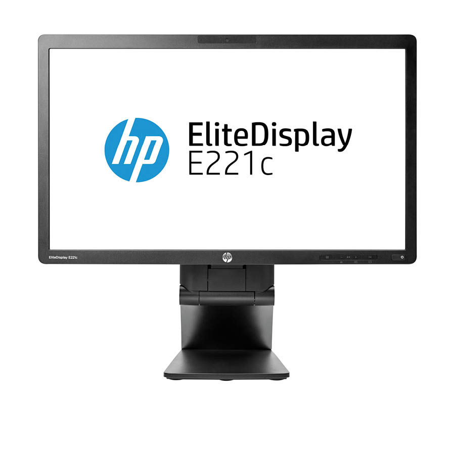 51711_2 Used Monitor EliteDisplay E221c IPS LED/HP/22``FHD/w/Camera/1920x1080/Wide/Black/w/Speakers/D-SUB & - Image 1