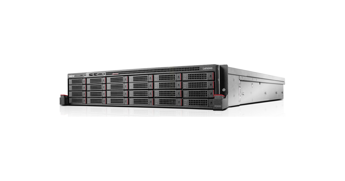 5e233f34-4152-4ec4-bdb5-a65aa16dde06 Lenovo Thinkserver RD650 (24xSFF) 2 x Xeon E5-2640 v3 (8-Cores)/32GB/R720IX - Image 1
