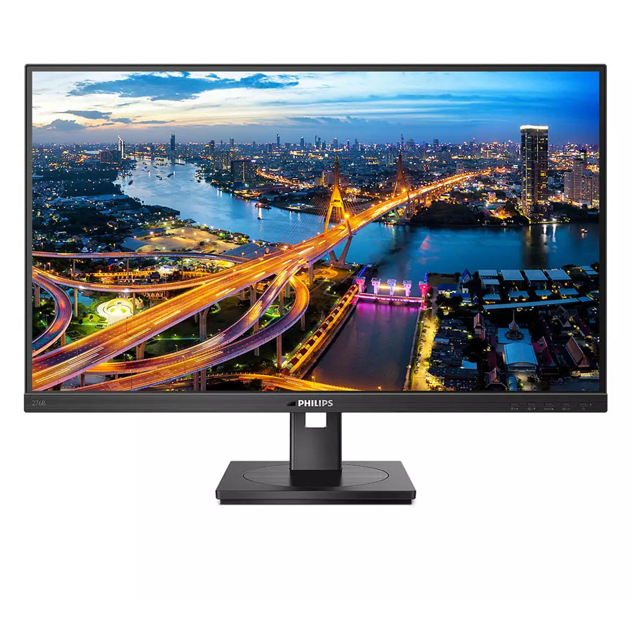 96709_2 Used Monitor 243B1 IPS LED/Philips/24\"FHD/1920x1080/Wide/Black/w/Speakers/2xDP & HDMI & USB Type-C & - Image 1