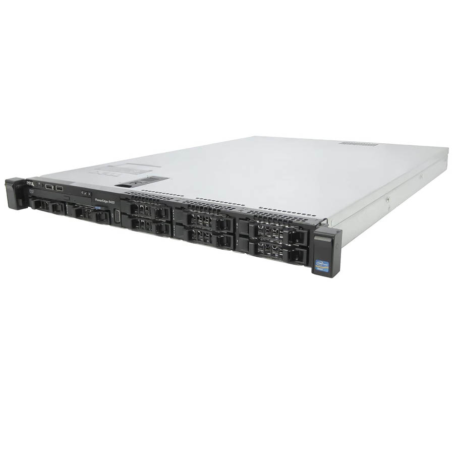 98389_2 Refurbished Server Dell Poweredge R420 R1U E5-2430(6-cores)/16GB DDR3/2x146GB 15K/8xSFF/1xPSU/No ODD - Image 1