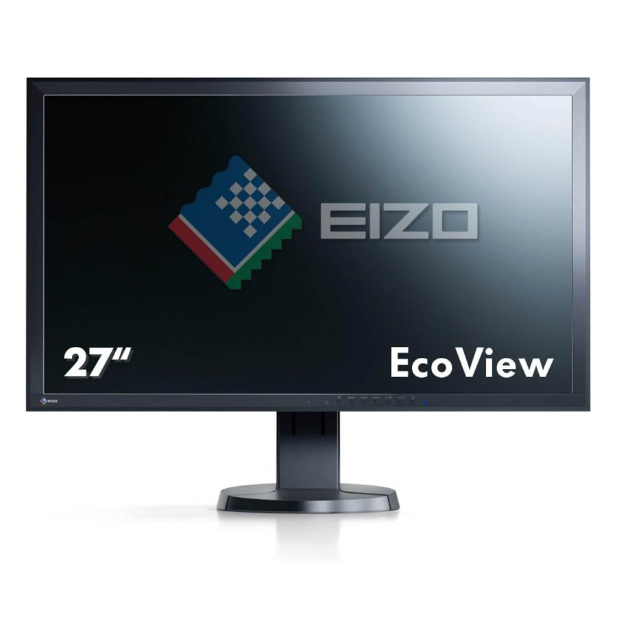 98800_2 Used Monitor FlexScan EV2736W Q-LED/Eizo/27``QHD/2560x1440/Wide/Black/w/Speakers/DVI-D & DP & USB HU - Image 1