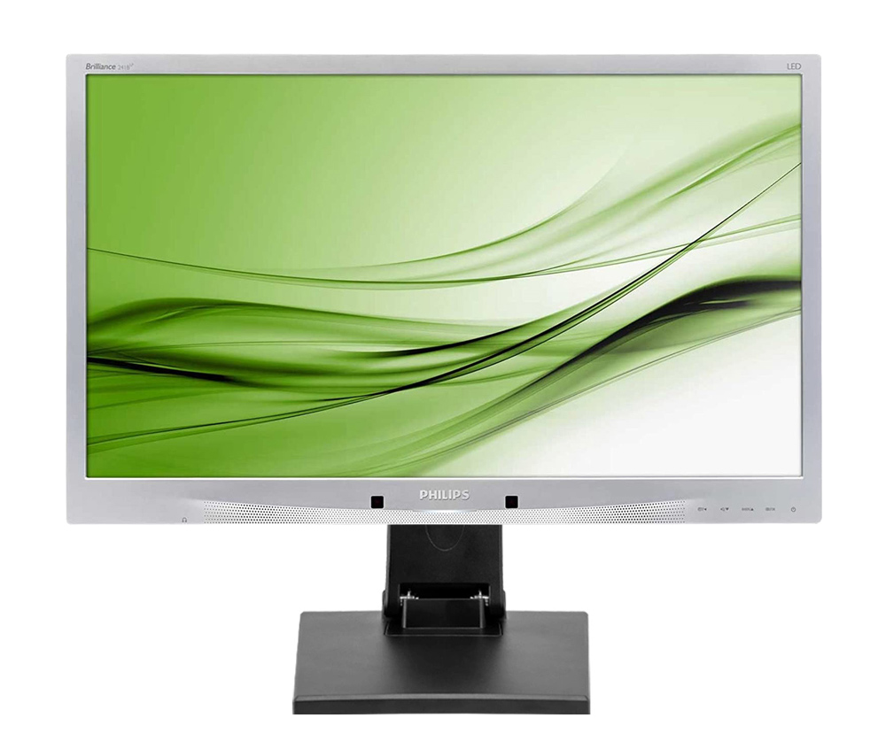 M-241B4US-SQ PHILIPS used οθόνη 241B4 LED, 24" 1920x1080 VGA/DVI/DisplayPort, με universal stand, Grade A - Image 1