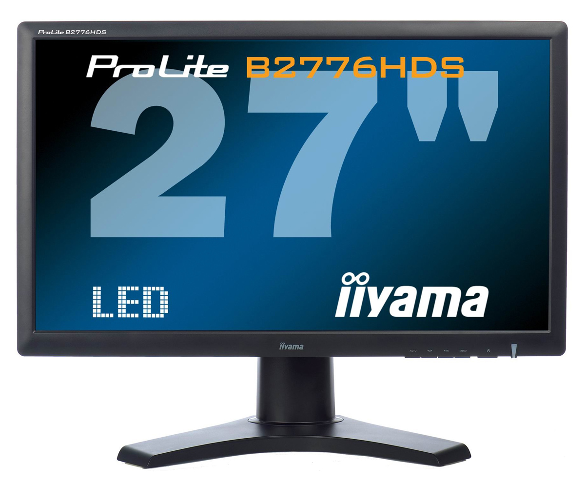 M-B2776HDSB1-GA IIYAMA used οθόνη B2776HDS-B1 TN-LED, 27" 1920x1080, VGA/DVI/HDMI, Grade A - Image 1