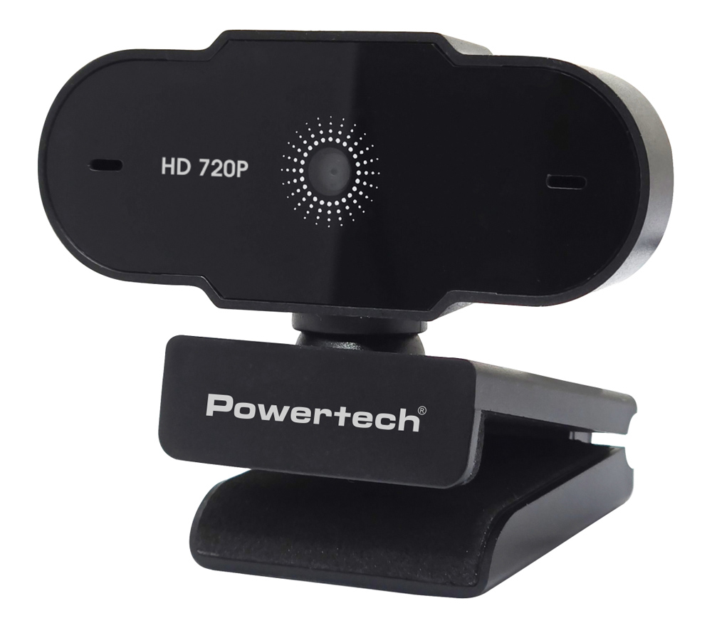 PT-1426 POWERTECH web camera PT-1426, 0.9MP, 720p HD, fixed εστίαση, 1.5m, μαύρη - Image 1