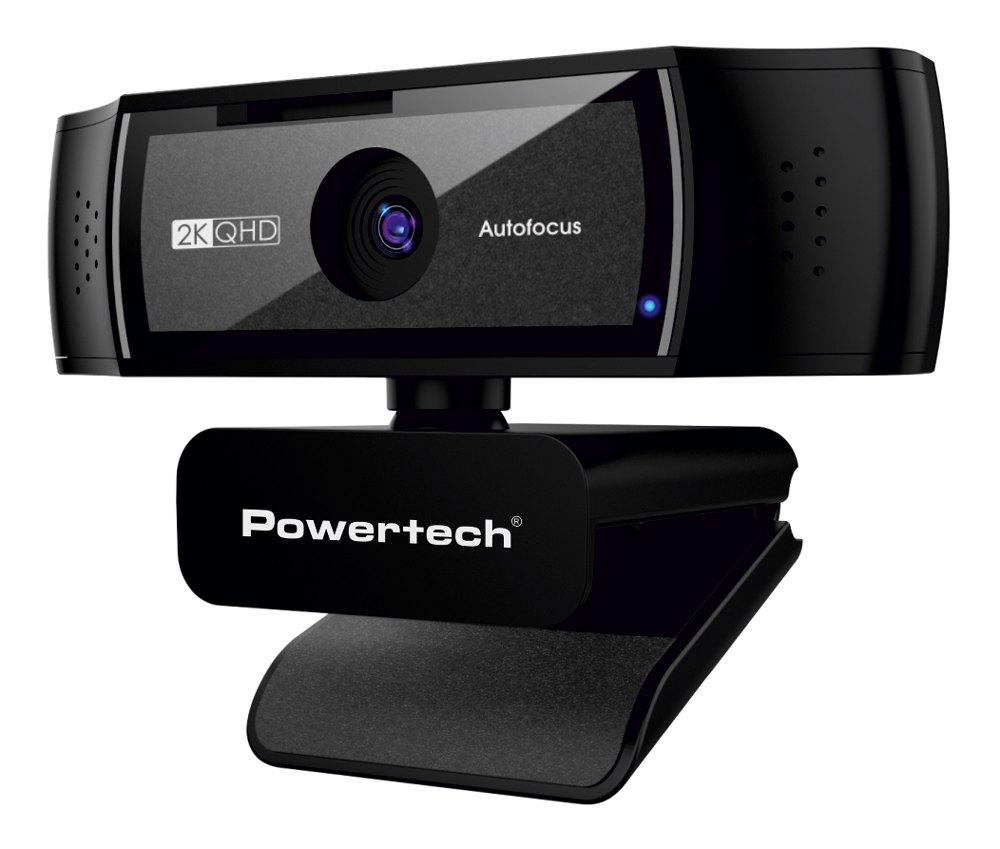 PT-1428 POWERTECH web camera PT-1428, 5MP, 2K QHD, αυτόματη εστίαση, 1.5m, μαύρη - Image 1