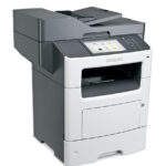 LEXMARK used MFP Printer MX611DHE, laser, mono, low toner & drum