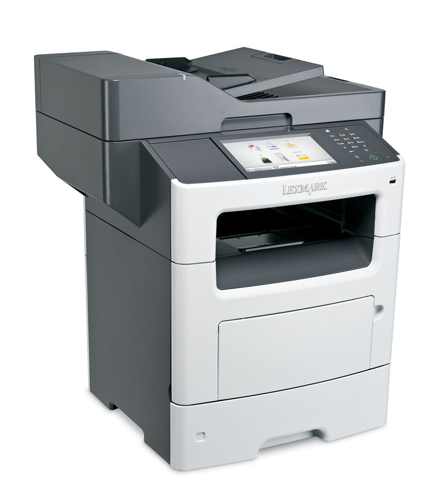 UN-MX611DHE LEXMARK used MFP Printer MX611DHE, laser, mono, low toner & drum - Image 1