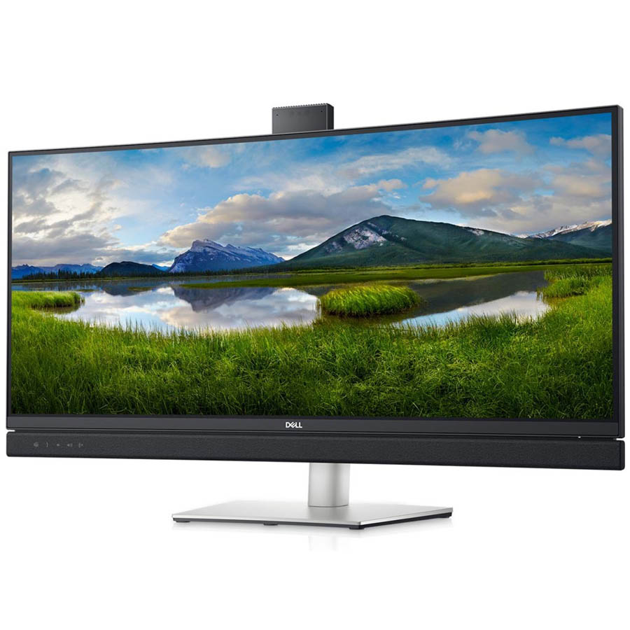 102363_2 Used Monitor C3422WE Curved Video Conferencing/Dell/34``UW-QHD/w/Camera/3440x1440/Black/w/Speakers/D - Image 1