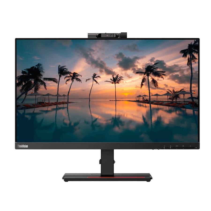 102544_2 Used Monitor ThinkVision T24V-20 IPS LED/Lenovo/24``FHD/w/Camera/1920x1080/Wide/Black/w/Speakers/D-S - Image 1