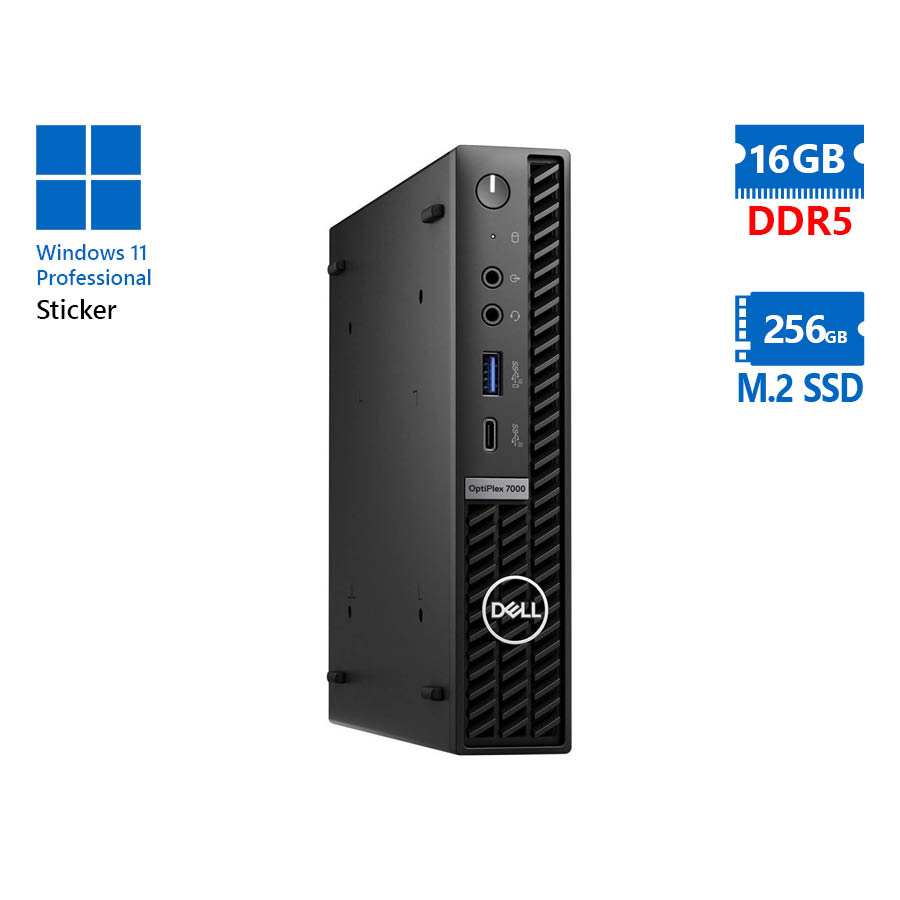 103254_1 Dell Optiplex 7000 DM i7-12700/16GB DDR5/256GB M.2 SSD/No ODD/11P Grade A Refurbished PC - Image 1