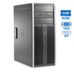 HP 6300 Pro Tower i5-3470/8GB DDR3/320GB/DVD/8P Grade A+ Refurbished PC