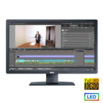 Used Monitor P2412Hx LED/Dell/24``FHD/1920x1080/Wide/Black/D-SUB & DVI-D & USB HUB