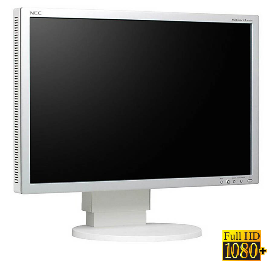 97810_1 Used (A-) Monitor E241WM TFT/NEC/24``FHD/1920x1200/Wide/White/Grade A-/D-SUB & DVI-D - Image 1