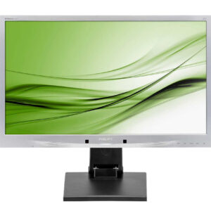PHILIPS used οθόνη 241B4 LED, 24" 1920x1080 VGA/DVI/DisplayPort, με universal stand, Grade A
