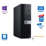 Dell 5070 SFF i5-9500/8GB DDR4/240GB SSD New/No ODD/10P Grade A+ Refurbished PC