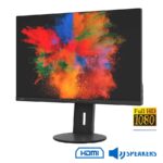 Used Monitor B2410 WS IPS/Fujitsu/24”FHD/1920x1200/Wide/Black/w/Speakers/D-SUB & DVI-D & DP & HDMI &