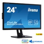 Used Monitor B2483H LED/iiyama/24``FHD/1920x1080/Wide/Black/w/Speakers/D-SUB & DVI-D & DP