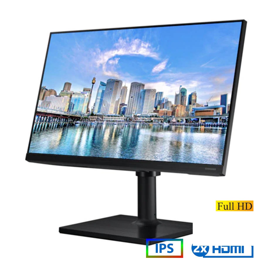 tmp-clean-601fdee1112455b679b2eca743f2d289 Used (A-) Monitor LF24T450F IPS/Samsung/24``FHD/1920x1080/Wide/Black/Grade A-/DP & 2x HDMI & USB HUB - Image 1