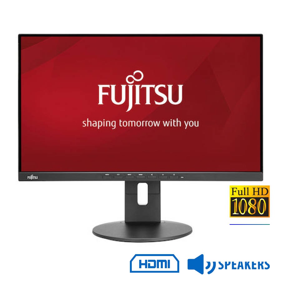 tmp-clean-6b11a2bec76b17730d5f436b97813ce6 Used Monitor B24-9 TS IPS/Fujitsu/24”FHD/1920x1080/Wide/Black/w/Speakers/D-SUB & DP & HDMI & USB hub - Image 1