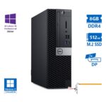 Dell 5070 SFF i5-9500/8GB DDR4/512GB M.2 SSD/No ODD/10P Grade A+ Refurbished PC