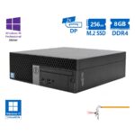 Dell 7060 SFF i3-8100/8GB DDR4/256GB M.2 SSD/DVD/10P Grade A+ Refurbished PC