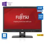 Fujitsu Esprimo K558 AIO w/Monitor 24``FHD/i3-8100T/8GB DDR4/256GB SSD/DVD/10H Grade A Refurbished P