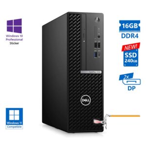 Dell 5090 SFF i5-10500/16GB DDR4/240GB SSD New/No ODD/10P Grade A+ Refurbished PC