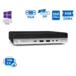 HP ProDesk 600G3 DM i5-7500T/8GB DDR4/256GB SSD/No ODD/10P Grade A Refurbished PC