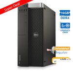 Dell Precision 5810 E5-1620v3(4-Cores)/16GB DDR4/1TB/Nvidia 2GB/No ODD/8P Grade A+ Workstation Refur