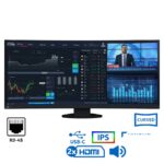Used Monitor EV3895 Ultrawide Curved IPS/Eizo/37.5``UW-QHD/3840x1600/Black/w/Speakers/DP & 2x HDMI &