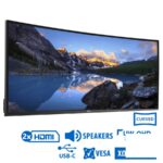 Used Monitor UltraSharp U3818DW Curved/Dell/38``UW-QHD/3840x1600/No Stand/Black/w/Speakers/DP & 2xHD