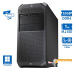 HP Z4 G4 Tower Xeon W-2235(6-Cores)/32GB DDR4/1TB Μ.2 SSD/Nvidia 5GB/No ODD/Grade A+ Workstation Ref
