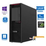 Lenovo ThinkStation P620 Tower AMD Ryzen Threadripper Pro 3995WX(64-Cores)/128GB DDR4/1TB M.2 SSD/Nv