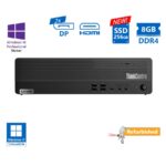 Lenovo M70s SFF i5-10400/8GB DDR4/256GB SSD New/DVD/10P Grade A+ Refurbished PC