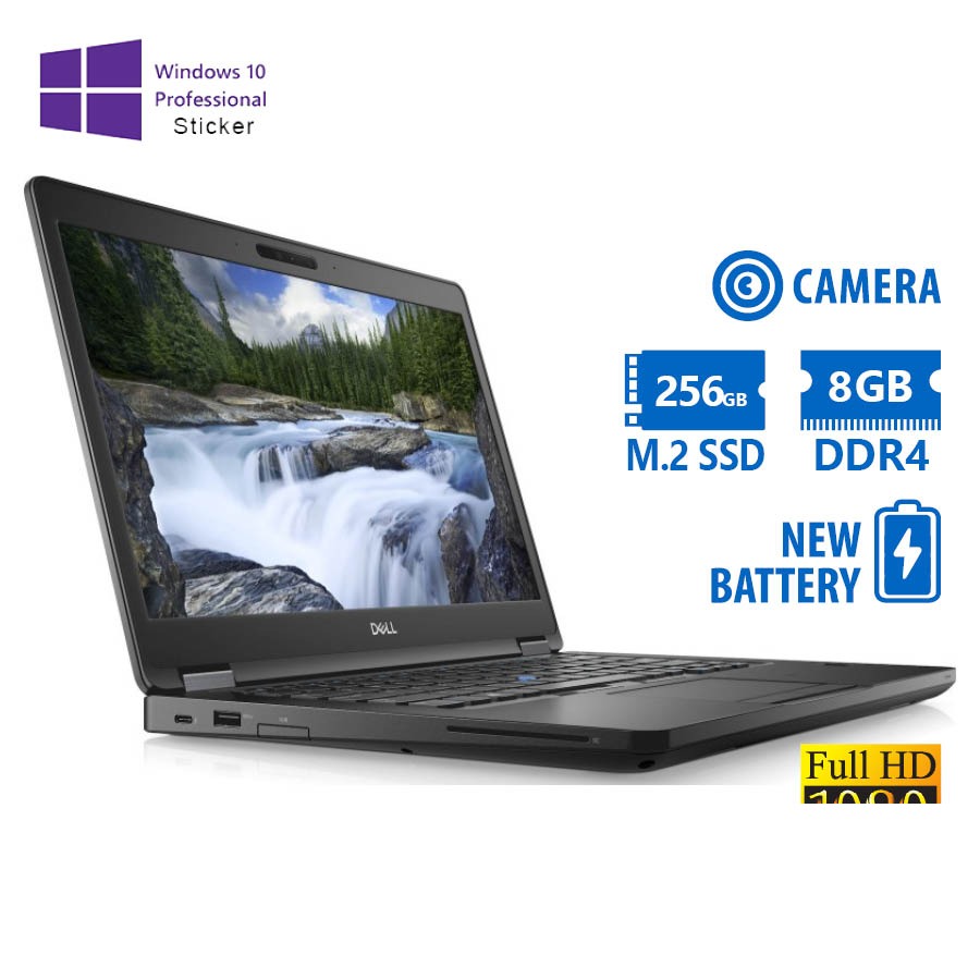 Dell (Α-) Latitude 5480 i7-7820HQ/14``FHD/8GB DDR4/256GB M.2 SSD/No ODD/Camera/New Battery/10P Grade Dell (Α-) Latitude 5480 i7-7820HQ/14``FHD/8GB DDR4/256GB M.2 SSD/No ODD/Camera/New Battery/10P Grade - Image 1