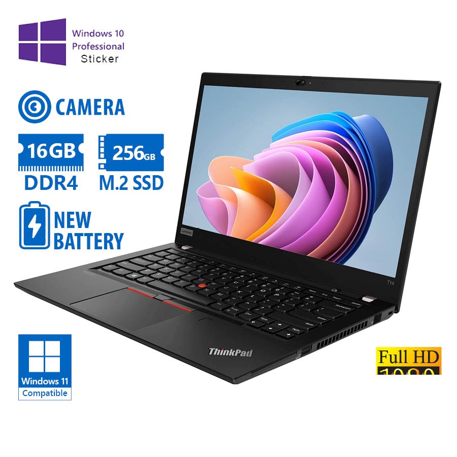 Lenovo ThinkPad T14s Gen 1 i7-10510U/14”FHD/16GB DDR4/256GB M.2 SSD/No ODD/Camera/New Battery/10P Gr Lenovo ThinkPad T14s Gen 1 i7-10510U/14”FHD/16GB DDR4/256GB M.2 SSD/No ODD/Camera/New Battery/10P Gr - Image 1