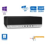 HP 800G4 SFF i7-8700/16GB DDR4/512GB M.2 SSD/No ODD/10H Grade A+ Refurbished PC