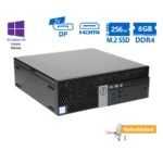 Dell 7040 SFF i7-6700/8GB DDR4/256GB M.2 SSD/No ODD/10H Grade A+ Refurbished PC