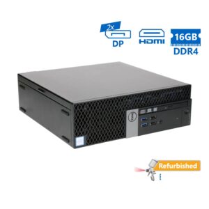 Dell 7040 SFF i7-6700/16GB DDR4/320GB/No ODD/Grade A+ Refurbished PC