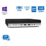 HP ProDesk 600G3 DM i5-7500T/8GB DDR4/256GB SSD/No ODD/10P Grade A Refurbished PC