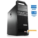 Lenovo ThinkStation S30 Tower Xeon E5-2603(4-Cores)/16GB DDR3/1TB/Nvidia 1GB/DVD-RW/7P Grade A+ Work