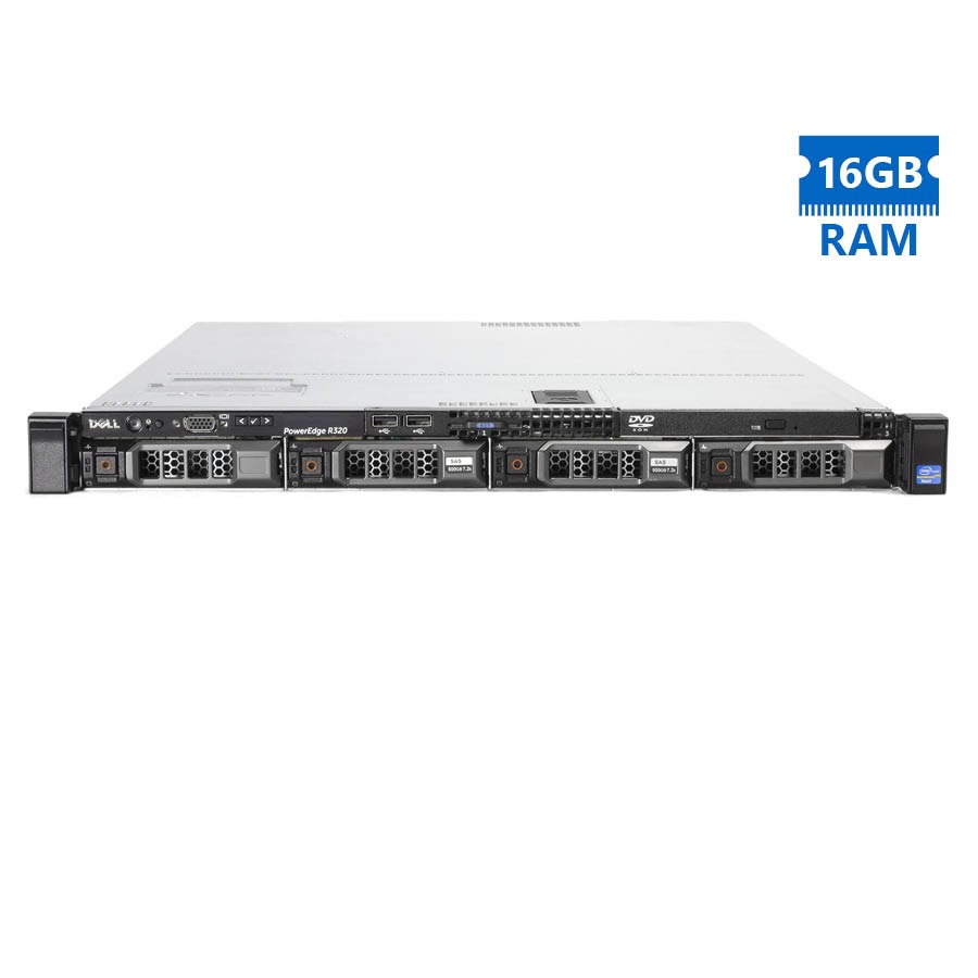 Refurbished Server Dell Poweredge R320 R1U E5-2403/16GB DDR3/No HDD/4xLFF/1xPSU/No ODD Refurbished Server Dell Poweredge R320 R1U E5-2403/16GB DDR3/No HDD/4xLFF/1xPSU/No ODD - Image 1
