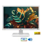 Used (A-) Monitor 24MB65PM IPS LED/LG/24``FHD/1920x1200/Wide/White/w/Speakers/Grade A-/D-SUB & DVI-D